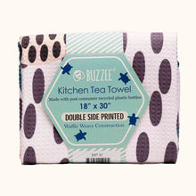 Load image into Gallery viewer, Buzzee Double Sided Tea Towel - Coral Flower
