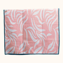 Load image into Gallery viewer, Buzzee Double Sided Tea Towel - Coral Flower