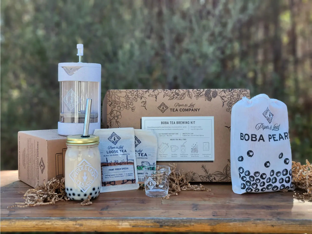 Boba Tea Kit Piper & Leaf Boba Tea Kit Farmview Market