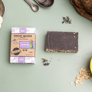 Cheeky Maiden Lavender Oatmeal Soap