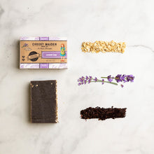 Load image into Gallery viewer, Cheeky Maiden Lavender Oatmeal Soap