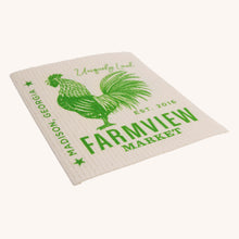 Load image into Gallery viewer, Big Green Rooster Swedish Cloth
