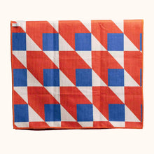 Load image into Gallery viewer, Buzzee Double Sided Tea Towel - Retro Blue
