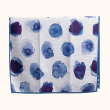 Load image into Gallery viewer, Buzzee Double Sided Tea Towel - Watercolor Navy
