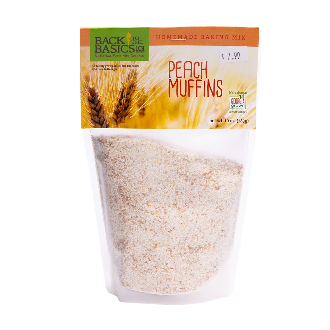 Peach Muffins Baking Mix