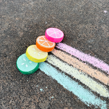 Load image into Gallery viewer, Citrus Slices Handmade Sidewalk Chalk
