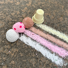 Load image into Gallery viewer, Ice Cream Handmade Sidewalk Chalk
