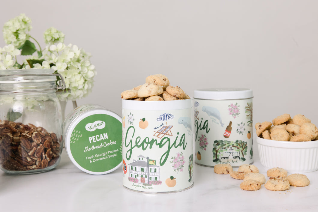 Georgia State Tin with Cookies