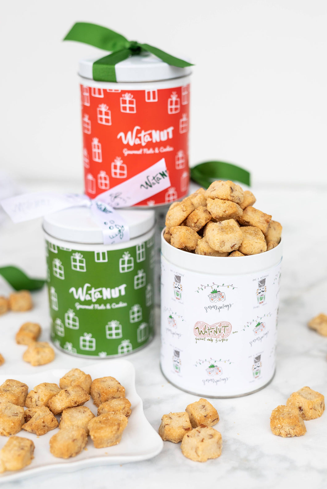 Holiday Gift Tin with Cookies