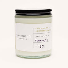 Load image into Gallery viewer, Lavender + Lemongrass Soy Candle
