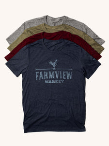 Farmview Market Sketch Short Sleeve T-Shirt