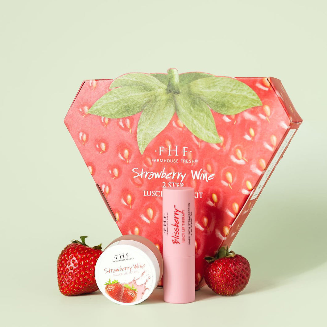 Strawberry Wine 2-Step Luscious Lip Kit