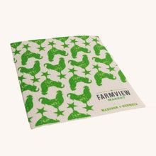 Load image into Gallery viewer, Stamped Rooster Swedish Cloth
