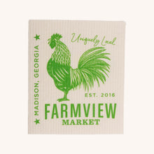Load image into Gallery viewer, Big Green Rooster Swedish Cloth
