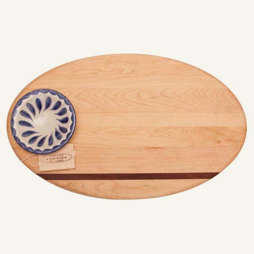 Soundview Millworks Oval Dip Board with Bowl