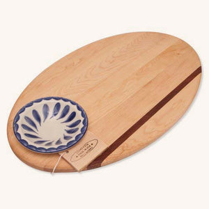 Soundview Millworks Oval Dip Board with Bowl